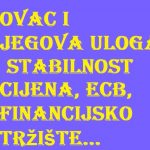 Novac i njegova uloga, stabilnost cijena, ECB, financijsko tržište...
