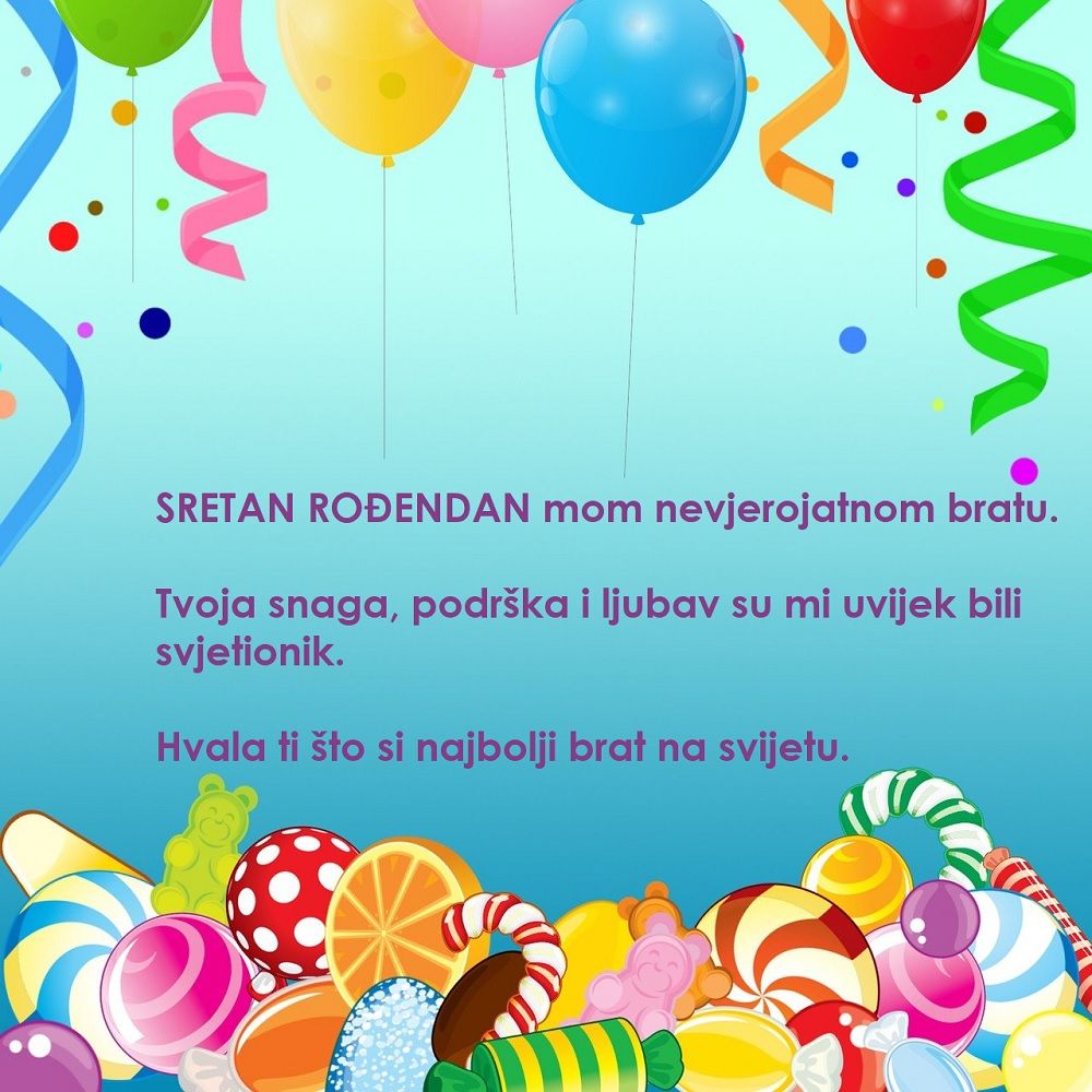 čestitka za rođendan bratu
