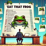 pojedi tu žabu ilustracija metode